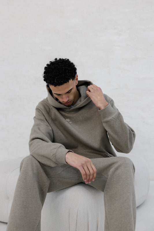 LAND OF PROPHETS METALLIC LOGO HOODIE - HOMESTEAD HEATHER