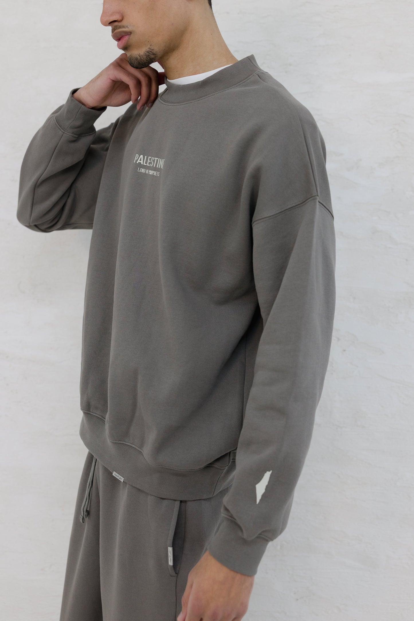 Unisex Wide Leg Joggers - charcoal ash