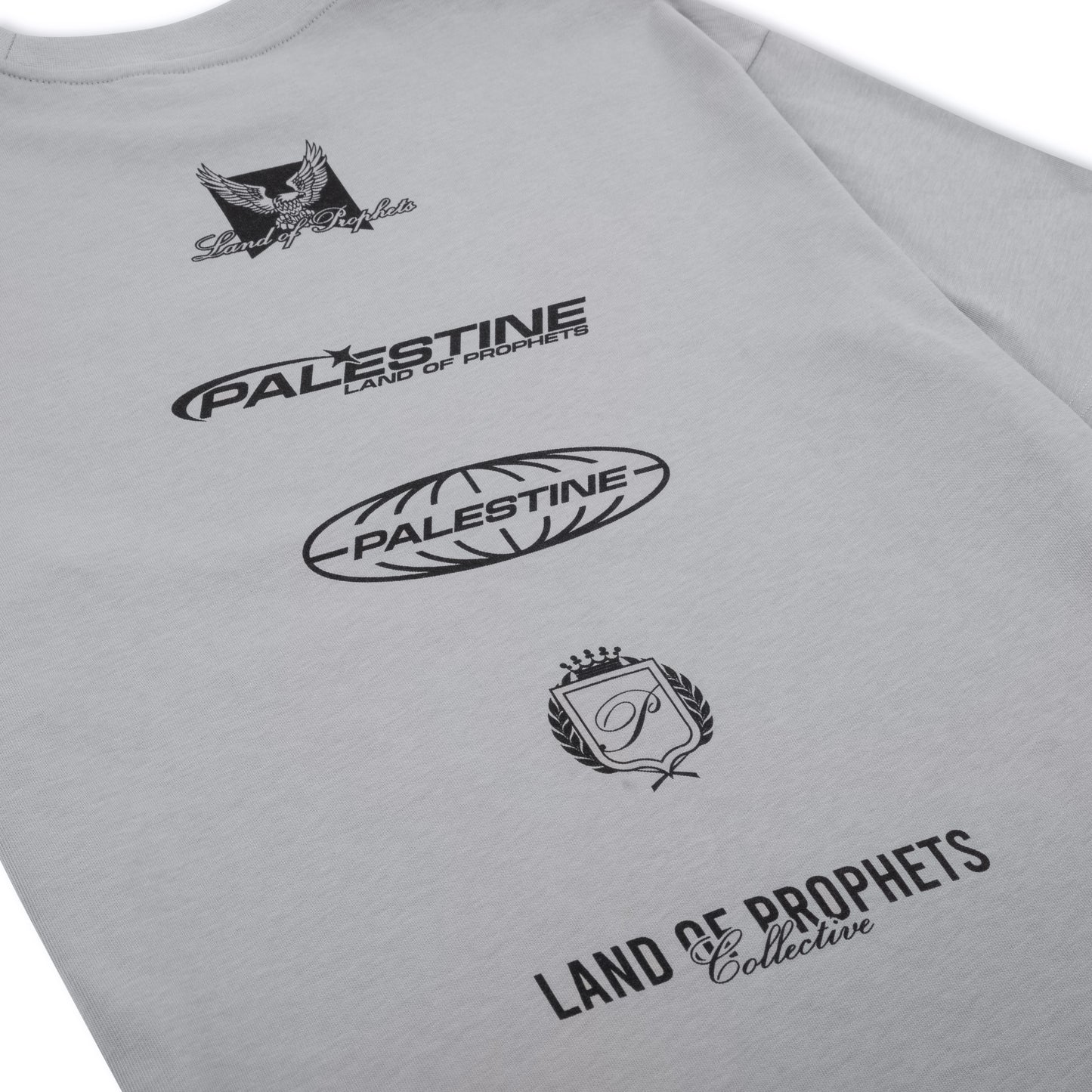 MULTI LOGO T-SHIRT - GREY