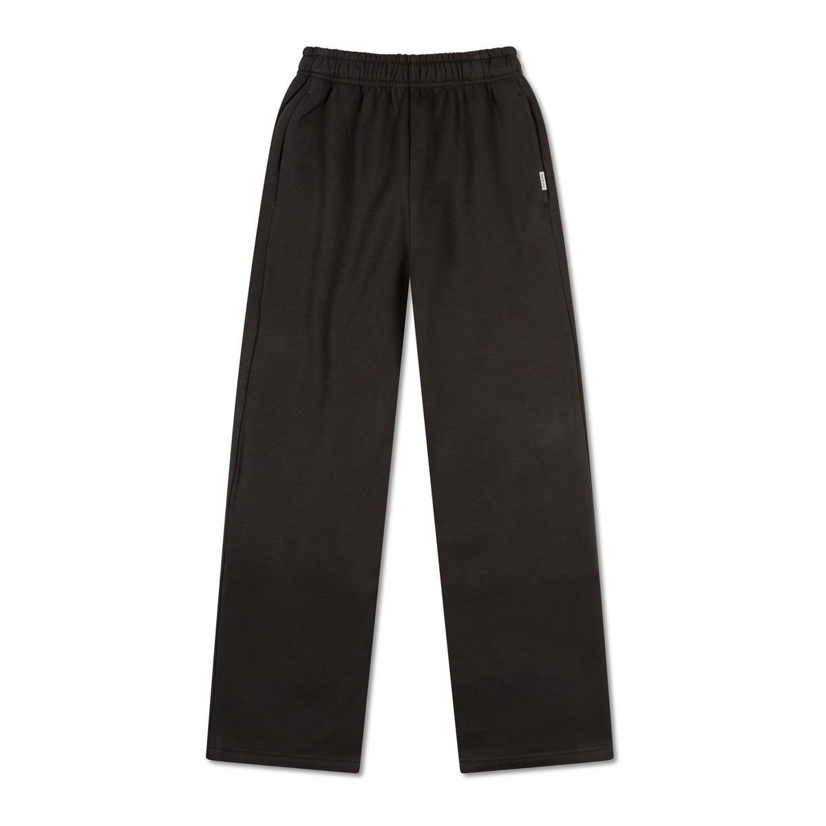 Unisex Wide Leg Joggers - black iron