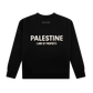 LAND OF PROPHETS SWEATSHIRT METALLIC LOGO - BLACK