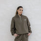 LAND OF PROPHET HALF ZIP - BROWN