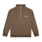 LAND OF PROPHET HALF ZIP - BROWN