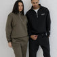 LAND OF PROPHETS HALF ZIP - BLACK IRON