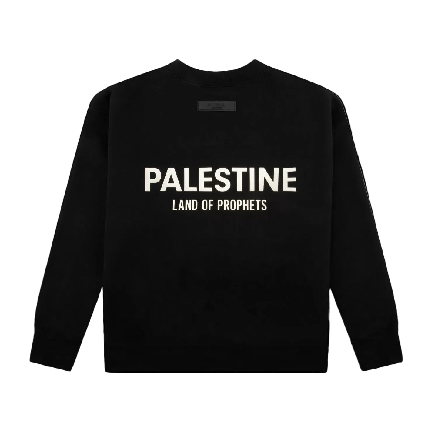 KIDS PALESTINE LAND OF PROPHETS METALLIC SWEATSHIRT AND JOGGER SET - Black