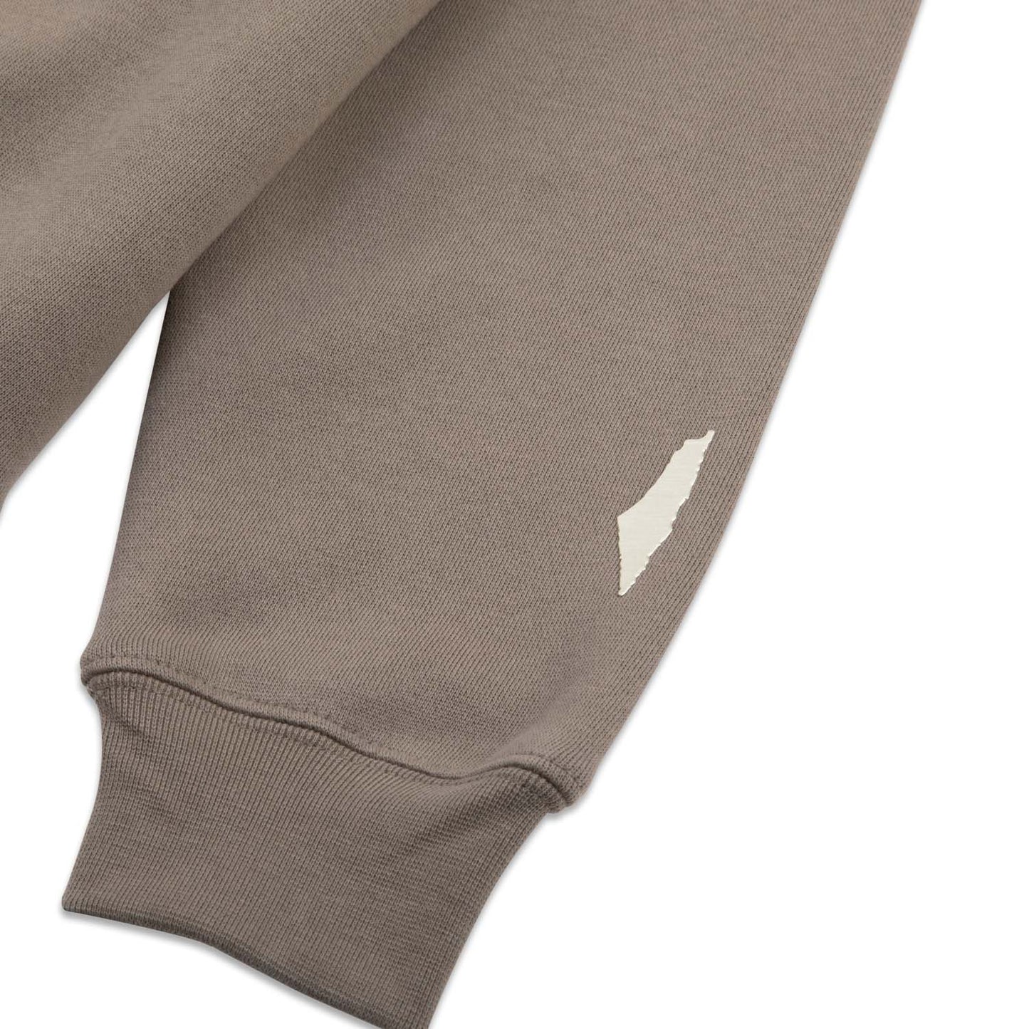 KIDS PALESTINE LAND OF PROPHETS METALLIC SWEATSHIRT AND JOGGER SET - Char coal