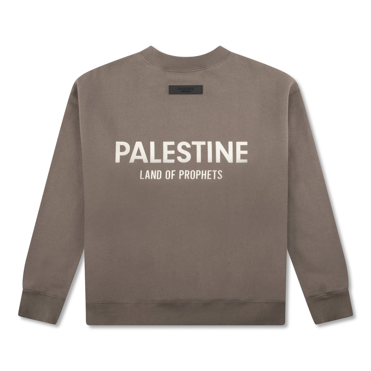KIDS PALESTINE LAND OF PROPHETS METALLIC SWEATSHIRT AND JOGGER SET - Char coal