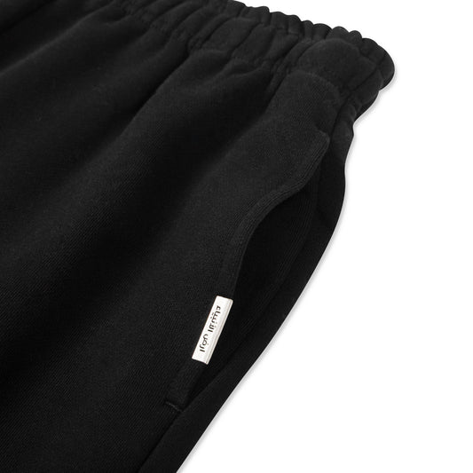 Unisex Wide Leg Joggers - black