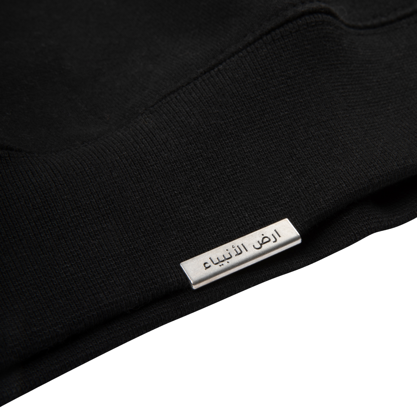 LAND OF PROPHETS SWEATSHIRT METALLIC LOGO - BLACK