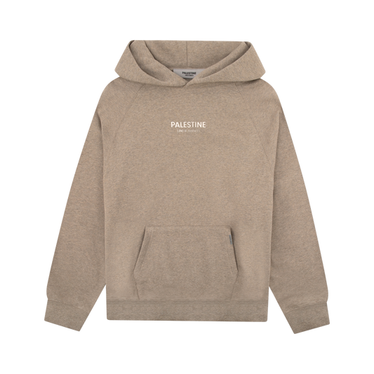 LAND OF PROPHETS METALLIC LOGO HOODIE - HOMESTEAD HEATHER