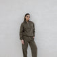 LAND OF PROPHET HALF ZIP - BROWN