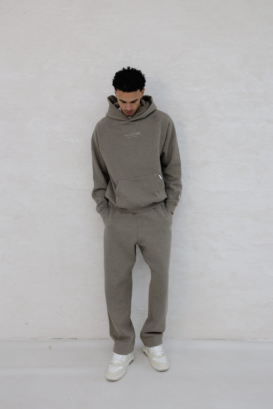 LAND OF PROPHETS METALLIC LOGO HOODIE - HOMESTEAD HEATHER