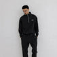 Unisex Wide Leg Joggers - black iron