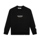 LAND OF PROPHETS SWEATSHIRT METALLIC LOGO - BLACK