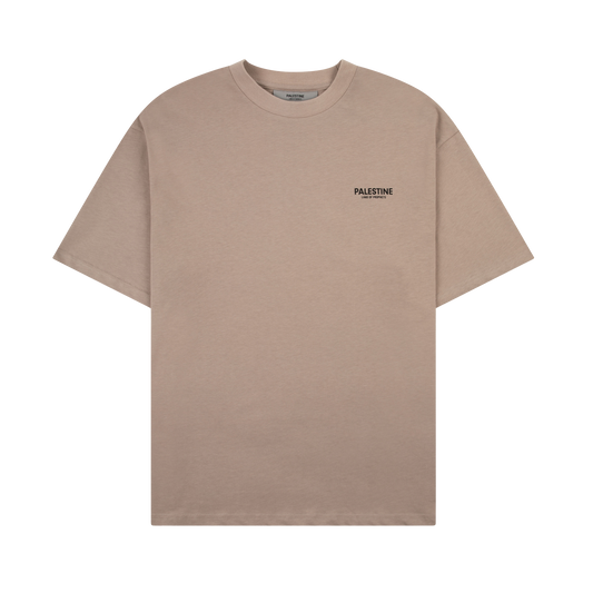 MULTI LOGO T-SHIRT - BROWN