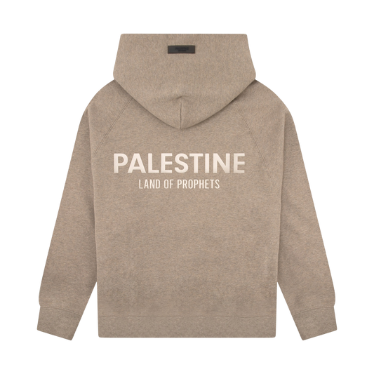 LAND OF PROPHETS METALLIC LOGO HOODIE - HOMESTEAD HEATHER