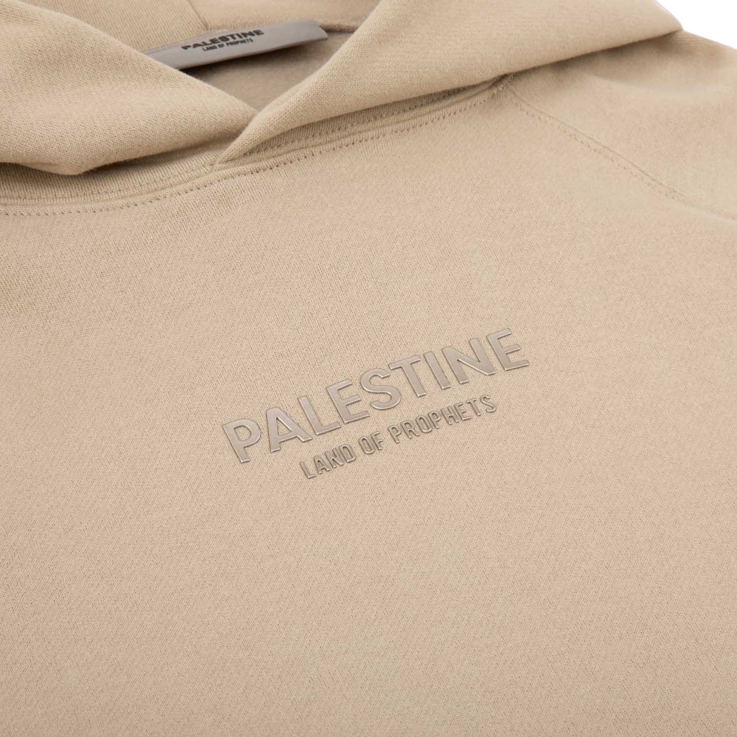 LAND OF PROPHETS METALLIC LOGO HOODIE - TIMBER