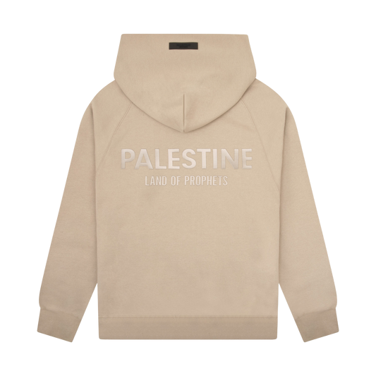 LAND OF PROPHETS METALLIC LOGO HOODIE - TIMBER