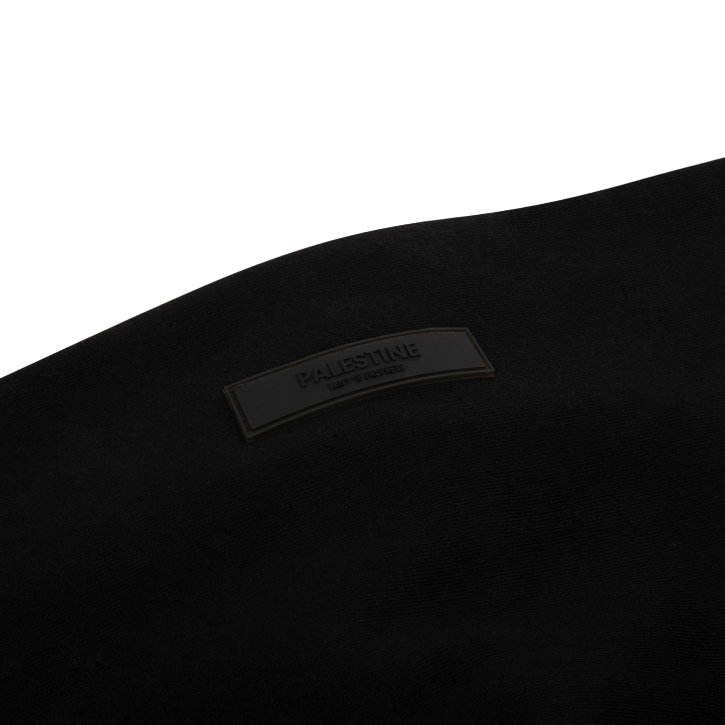 LAND OF PROPHETS ZIP-UP HOODIE - BLACK (black print)