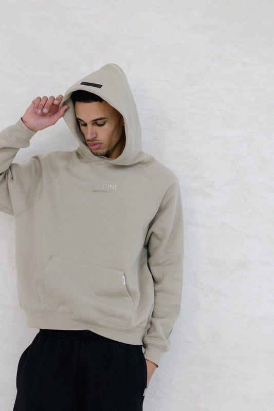 LAND OF PROPHETS METALLIC LOGO HOODIE - TIMBER
