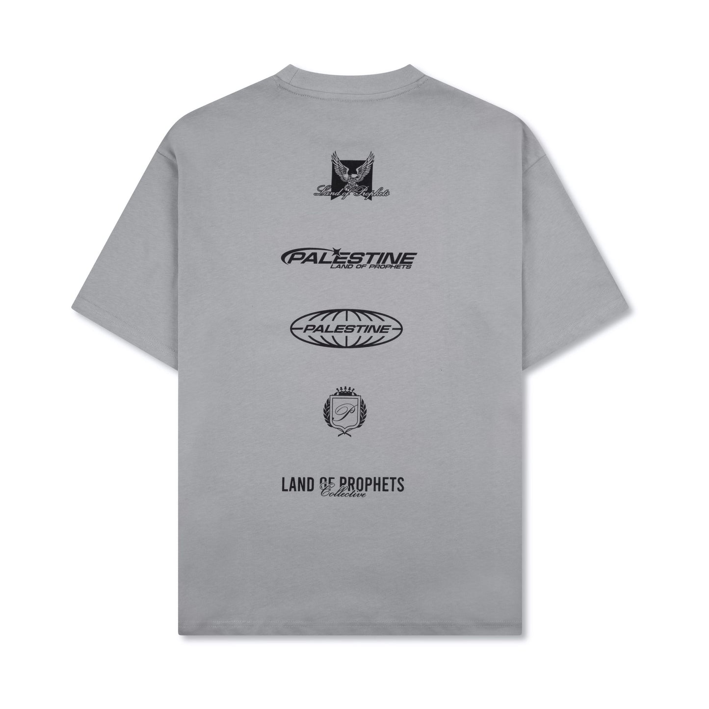 MULTI LOGO T-SHIRT - GREY