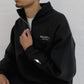 LAND OF PROPHETS HALF ZIP - BLACK IRON