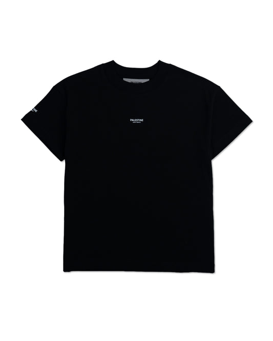Mini-malist Palestine Land of Prophets Adult Tshirt - Black