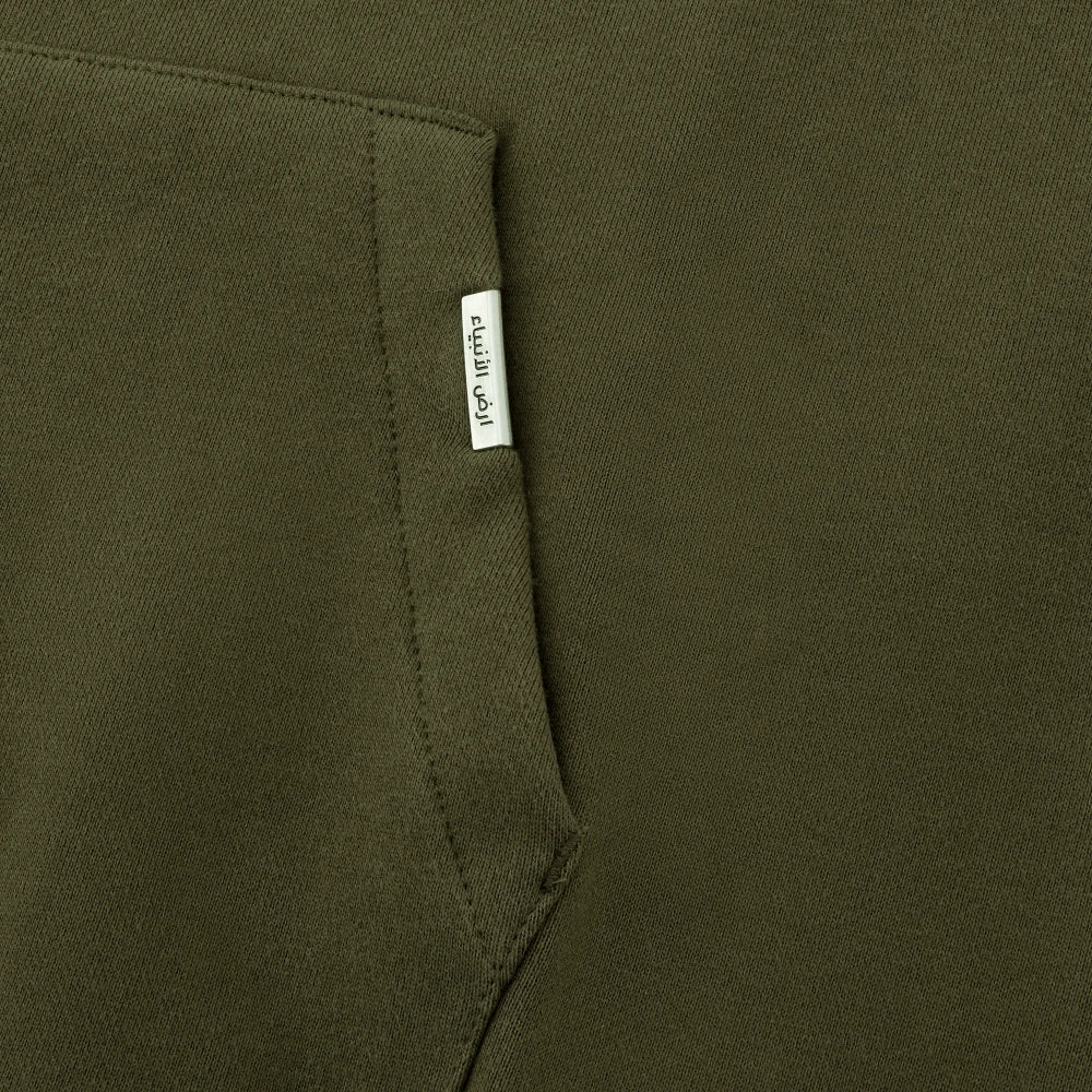 Premium Heavyweight Overhead Hoodie - Olive