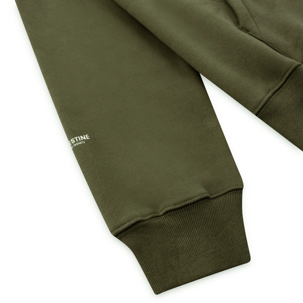 Premium Heavyweight Overhead Hoodie - Olive