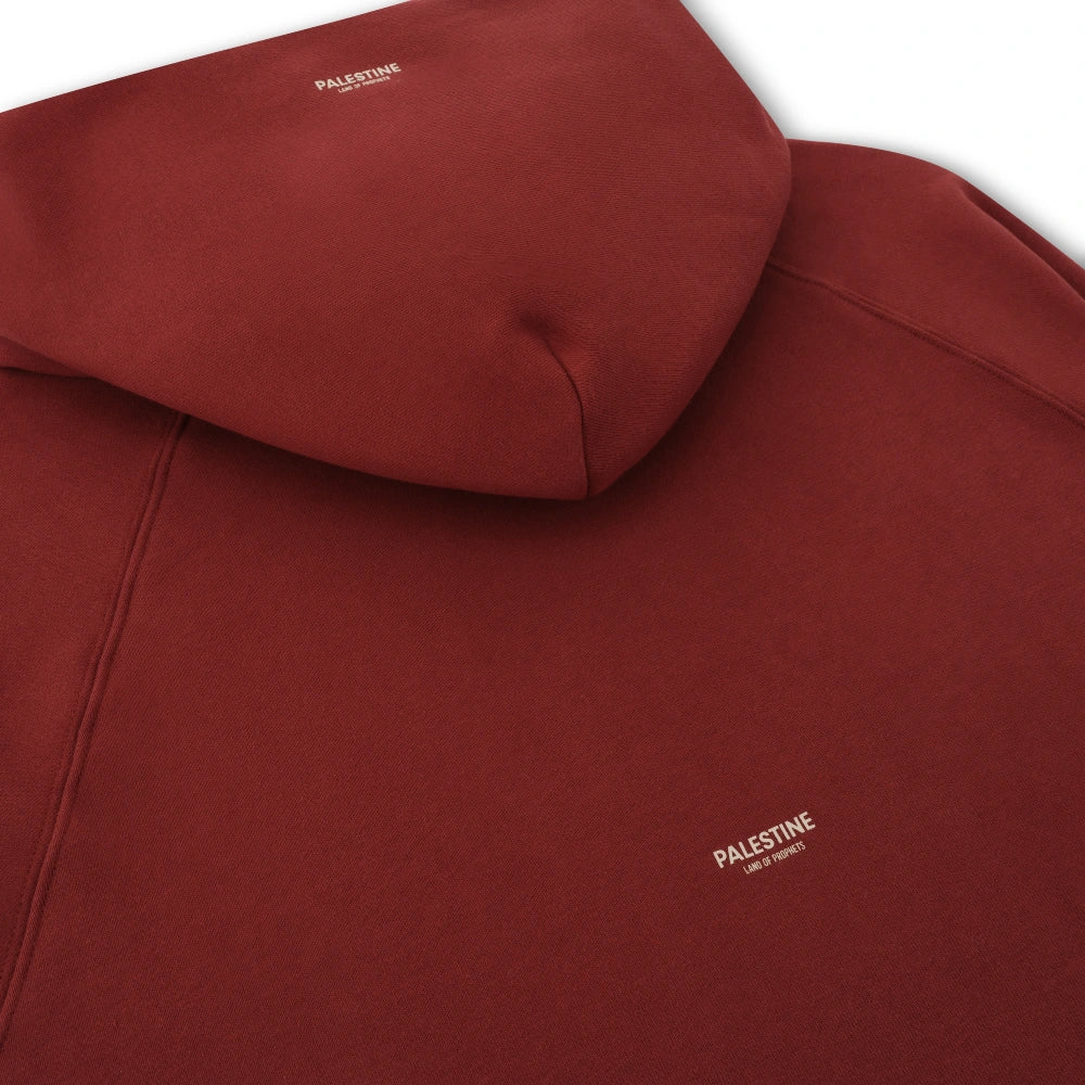 Premium Heavyweight Overhead Hoodie - Rust