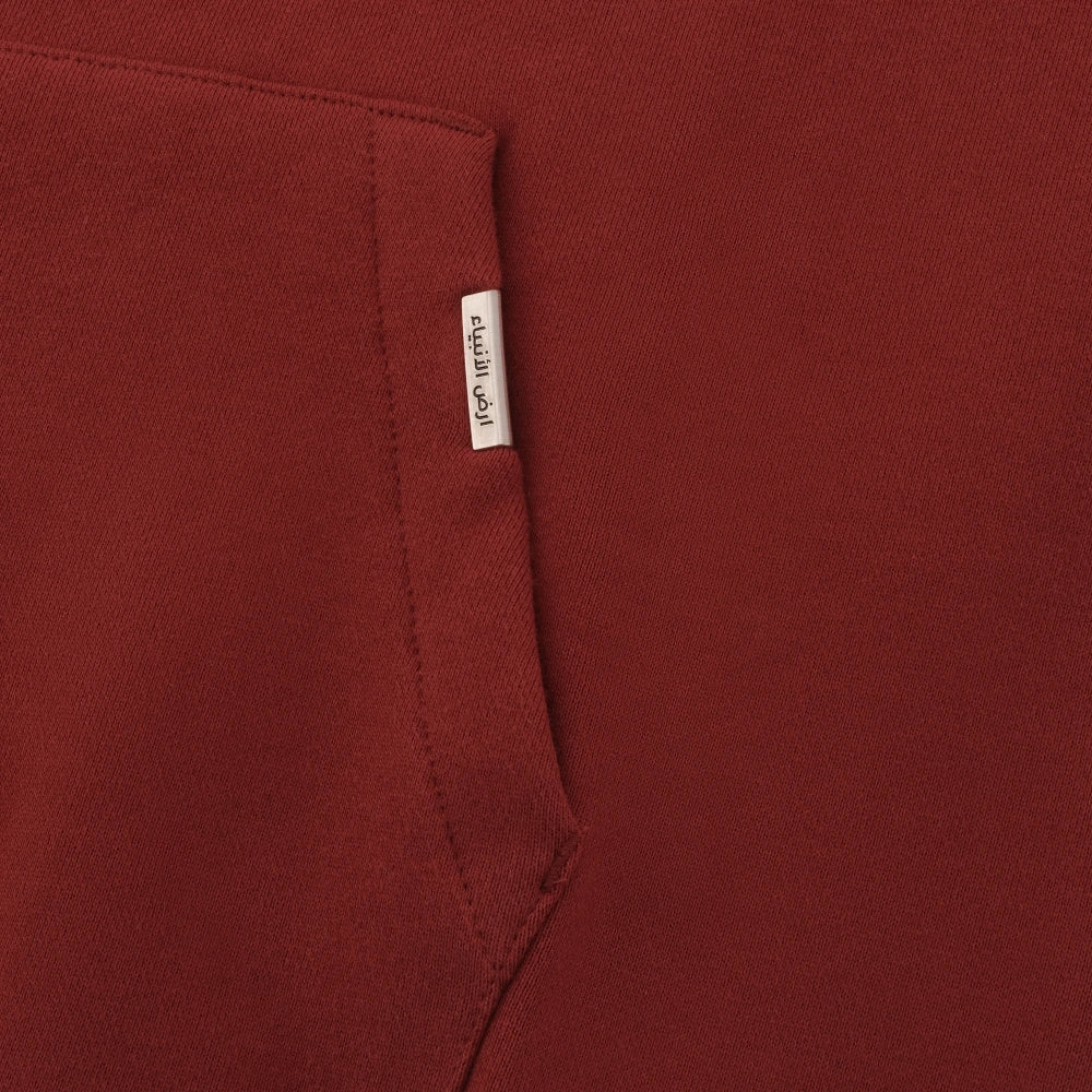 Premium Heavyweight Overhead Hoodie - Rust
