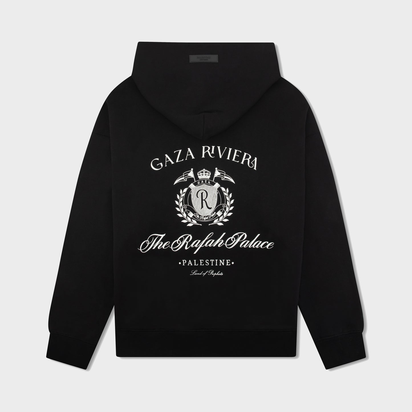 RIVIERA HEAVYWEIGHT HOODIE - BLACK