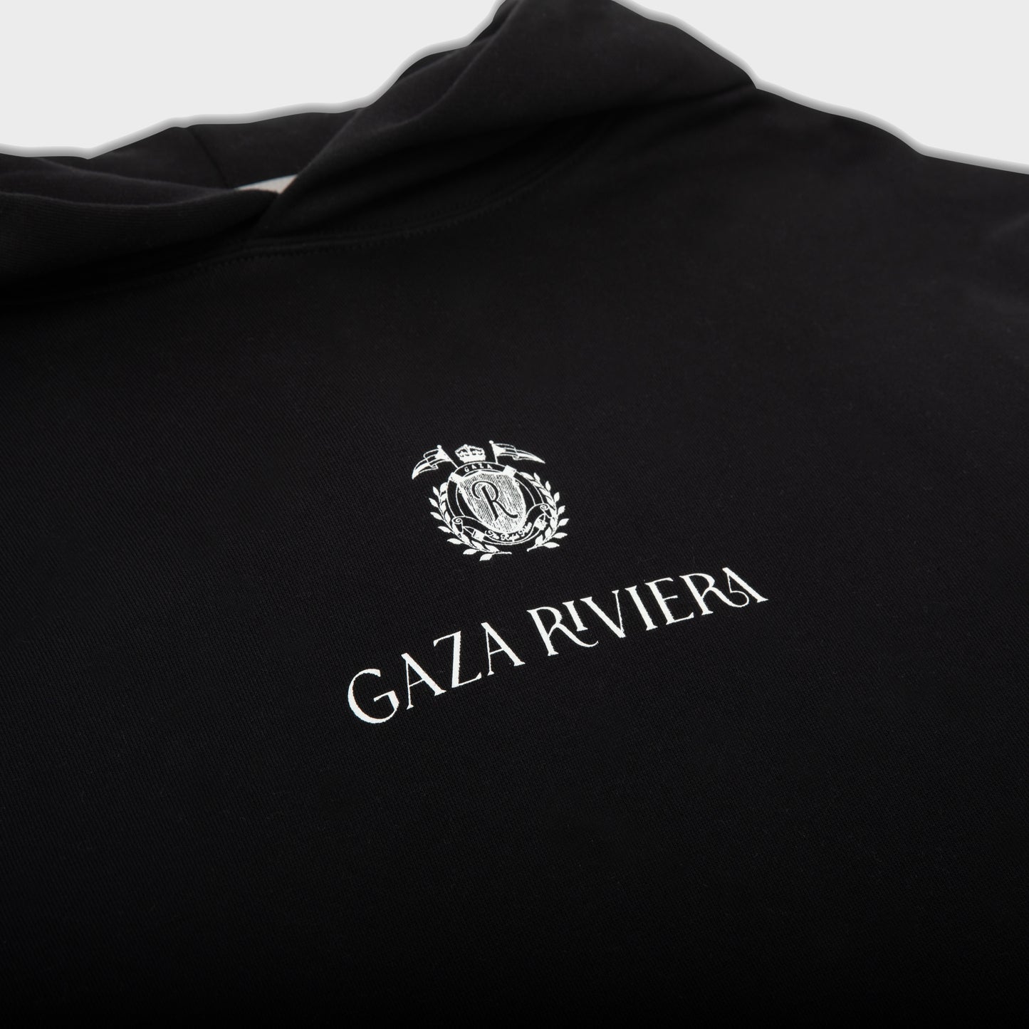RIVIERA HEAVYWEIGHT HOODIE - BLACK