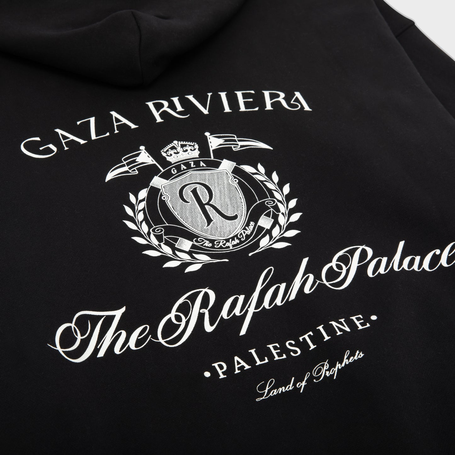 RIVIERA HEAVYWEIGHT HOODIE - BLACK