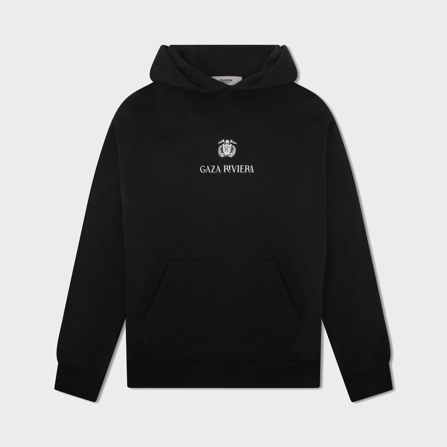 RIVIERA HEAVYWEIGHT HOODIE - BLACK