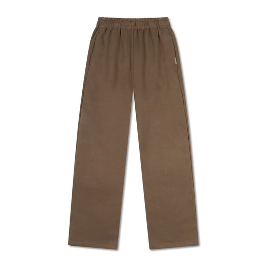 Unisex Wide Leg Joggers - brown