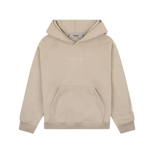 KIDS ARABIC EDITION HOODIE - SILVER CLOUD