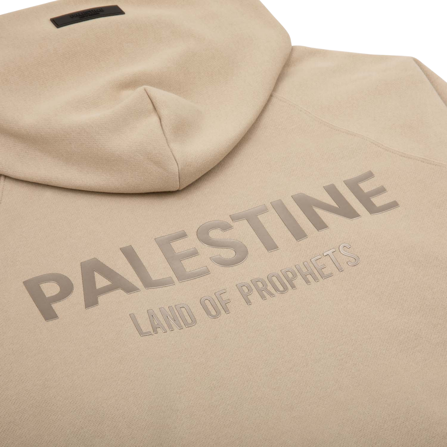 LAND OF PROPHETS METALLIC LOGO HOODIE - TIMBER