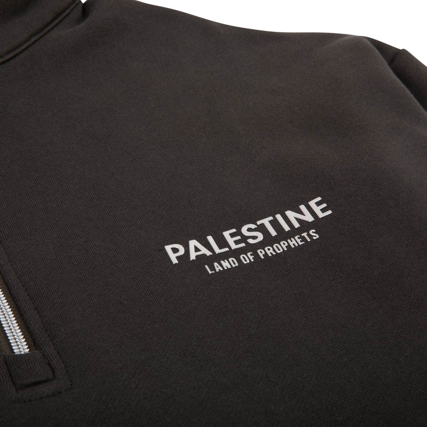 LAND OF PROPHETS HALF ZIP - BLACK IRON