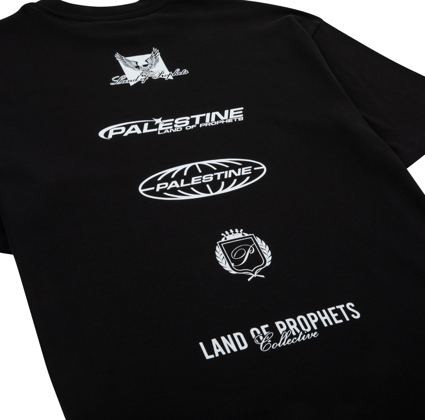 MULTI LOGO T-SHIRT - BLACK