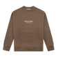 LAND OF PROPHETS SWEATSHIRT METALLIC LOGO - BROWN