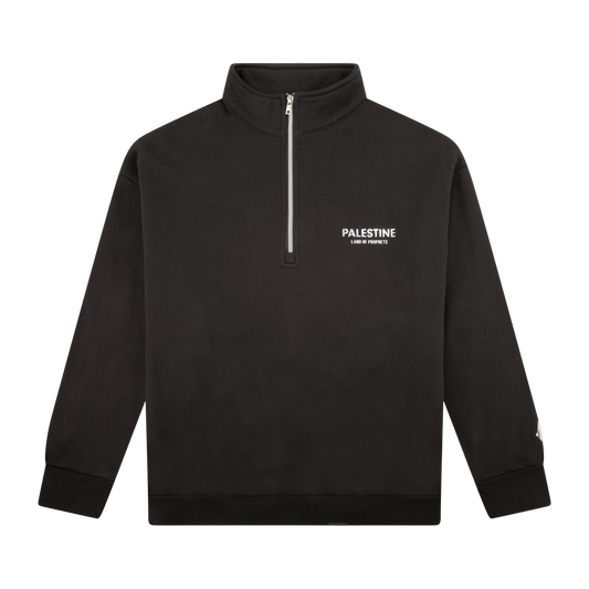 LAND OF PROPHETS HALF ZIP - BLACK IRON