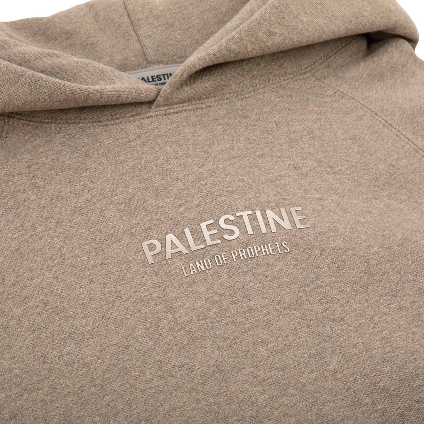 LAND OF PROPHETS METALLIC LOGO HOODIE - HOMESTEAD HEATHER