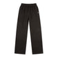Unisex Wide Leg Joggers - black iron